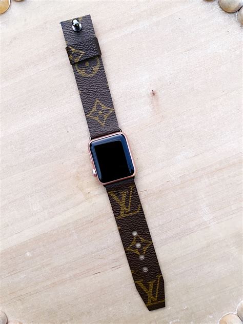 real lv apple watch band|repurposed lv apple watch band.